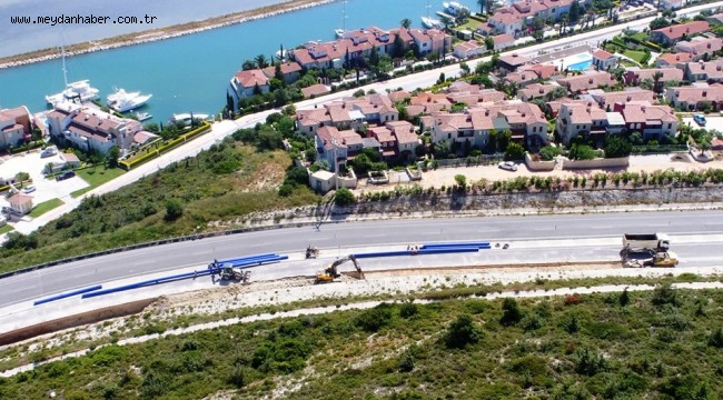 İZSU Çeşme'nin altyapısını yeniliyor