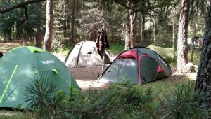 Kızılcahamam'da çadır kamplara yoğun ilgi