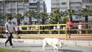 Konak'ta spor açık havaya taşındı