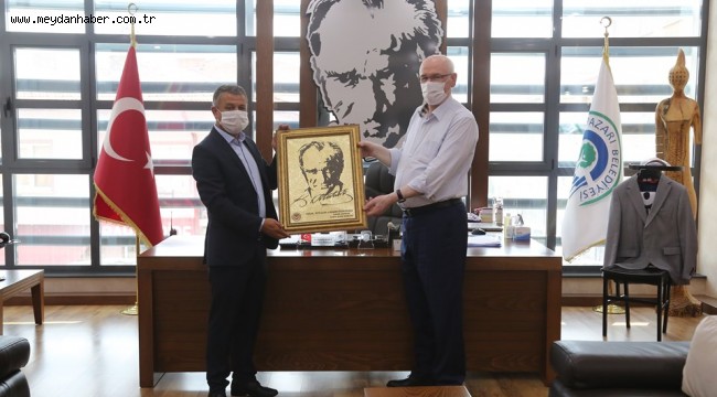 Maden İş Kırka ve Havalisi Şubesi Kazım Kurt'u ziyaret etti