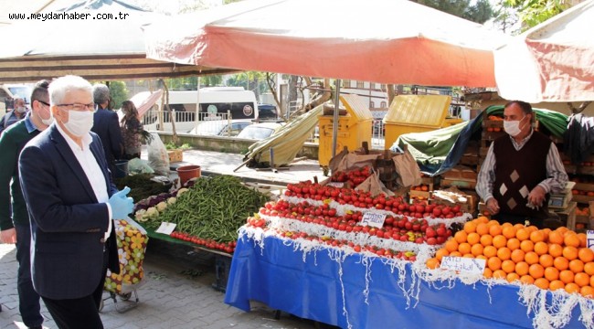 Ödemiş'te pazar kurulacak günlere sınav düzenlemesi