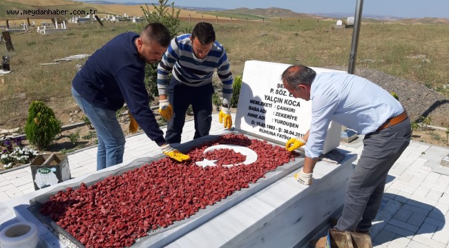 Şehit Yalçın Koca'nın Kabri Bakıma Alındı