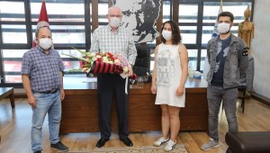 SES'ten Kazım Kurt'a teşekkür ziyareti