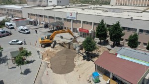 ŞİFA MEYDANI VE DEVLET HASTANESİ ÇEVRESİNİN ALTYAPISI YENİLENDİ