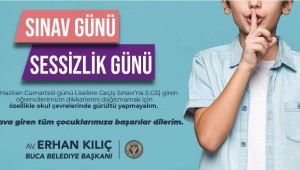 Sınav günü sessizlik günü