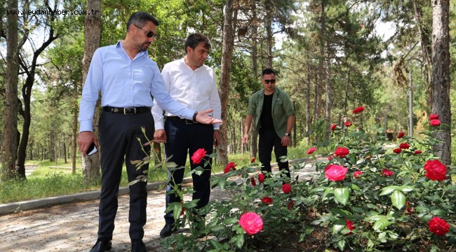 SİVRİHİSAR'DA PARK YENİLEME VE ÇİÇEKLENDİRME ÇALIŞMALARI 