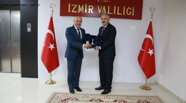 Soyer'den Ayyıldız'a veda ziyareti