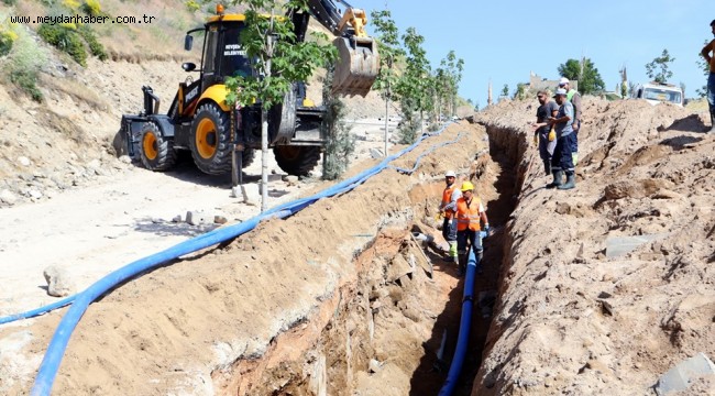 SU KESİNTİSİNİN OLDUĞU MAHALLELERE YENİDEN SU VERİLMEYE BAŞLANDI