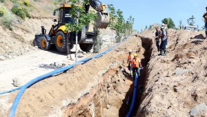 SU KESİNTİSİNİN OLDUĞU MAHALLELERE YENİDEN SU VERİLMEYE BAŞLANDI