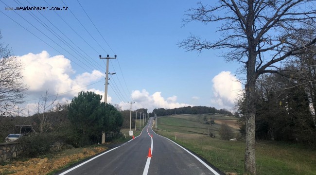 Yollar çevreci boyalar ile boyanıyor