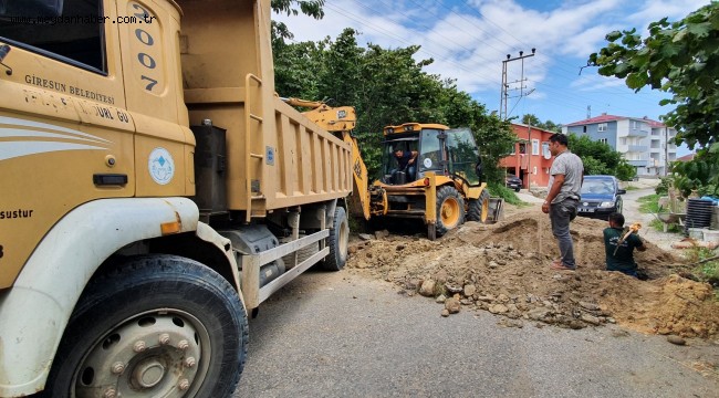 ALTYAPI ÇALIŞMALARI ARALIKSIZ SÜRÜYOR