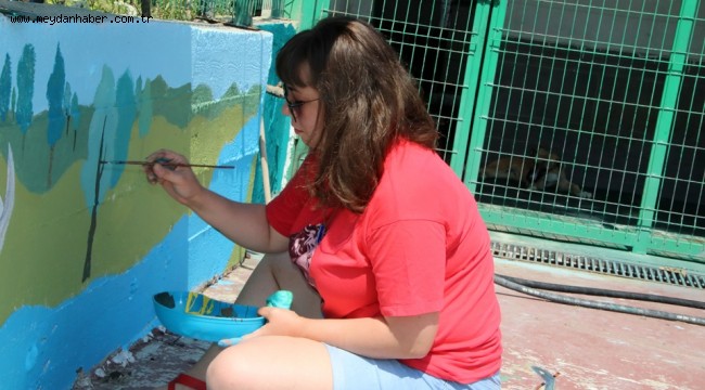 BARINAĞIN DUVARLARINA SANATÇI DOKUNUŞU