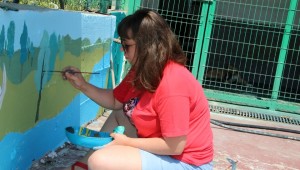 BARINAĞIN DUVARLARINA SANATÇI DOKUNUŞU