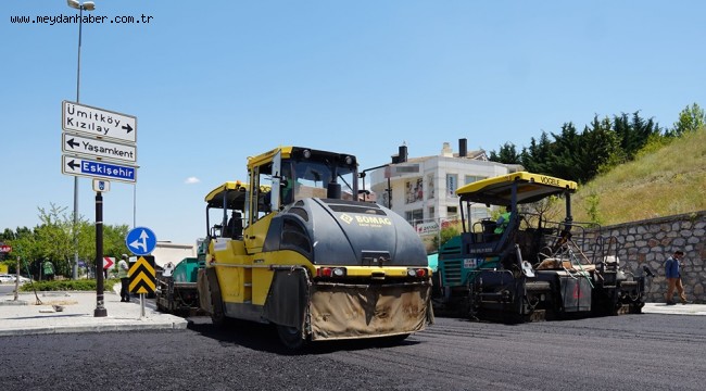 BAŞKENT'TE ASFALT AĞI GENİŞLİYOR