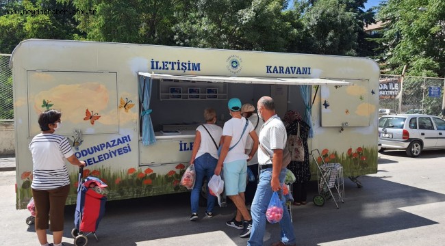 İletişim Karavanı vatandaşlarla buluşmaya devam ediyor