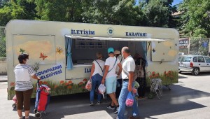 İletişim Karavanı vatandaşlarla buluşmaya devam ediyor