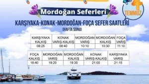  İZDENİZ'de yaz seferleri başlıyor