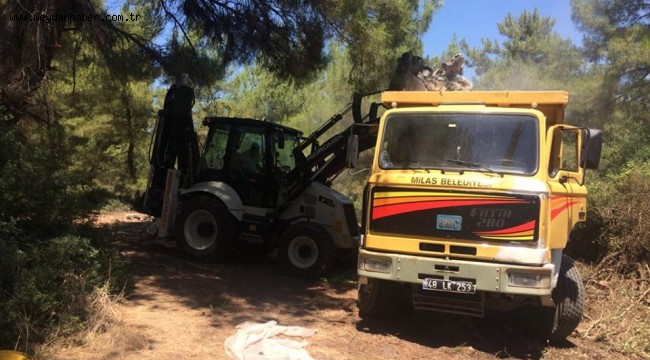  KAÇAK YAPILAR YIKILIYOR….