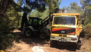  KAÇAK YAPILAR YIKILIYOR….