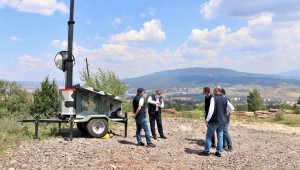 Karabük'te Kameralı Mobil Yangın Gözetleme Kulesi…