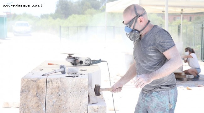 Karşıyaka 3. Taş Heykel Sempozyumu başladı