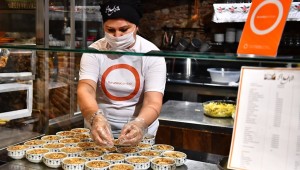 Kemeraltı çarşısı da turuncu çember içinde