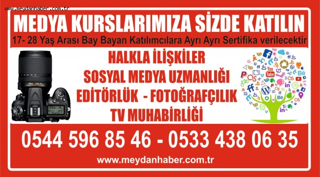 MEDYA KURSLARIMIZA SİZDE KATILIN