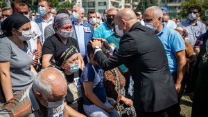 Orman şehitlerine hüzünlü veda