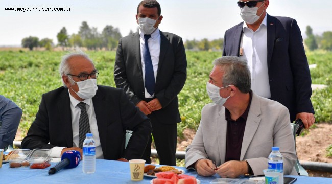 BAŞKAN YAVAŞ SULU TARIM PROJESİ İÇİN ÇİFTÇİLERLE BULUŞTU  