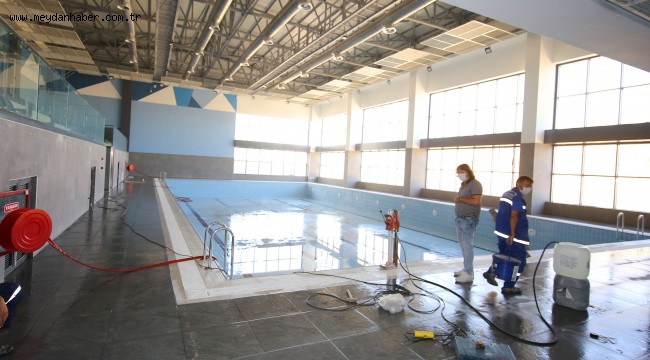 ÇİĞDEM YÜZME HAVUZUNDA SON DOKUNUŞLAR