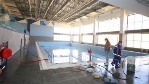 ÇİĞDEM YÜZME HAVUZUNDA SON DOKUNUŞLAR