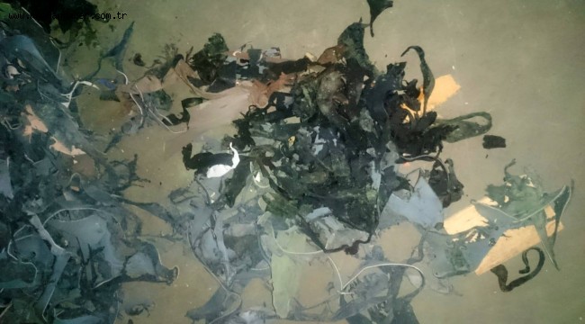 DOSB'de, deri atığı yakan ve çevreye kötü koku yaydığı belirlenen işletmeye tutanak tutuldu    