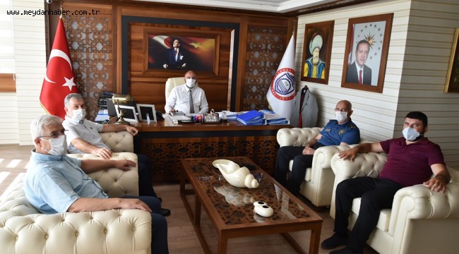 Emniyet Müdürü Sadık Elden'den Başkan Aydın'a ziyaret