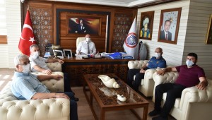 Emniyet Müdürü Sadık Elden'den Başkan Aydın'a ziyaret