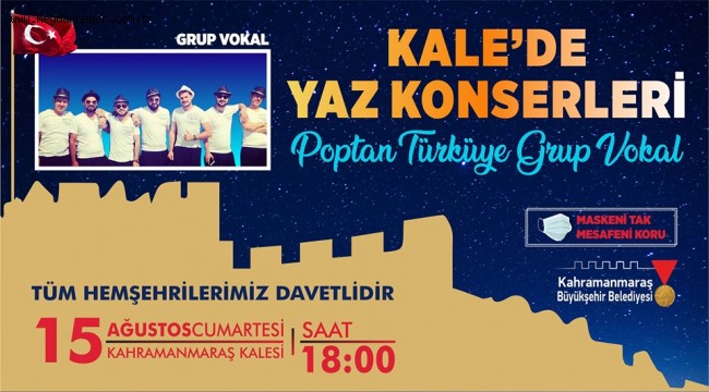 Kale'de Yaz Konserleri Devam Ediyor