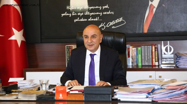 KEÇİÖREN BELEDİYESİ ÖRNEK TARIMSAL ÜRETİMİN MASULLERİNİ TOPLUYOR