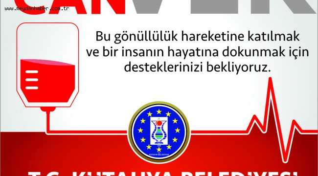 KÜTAHYA BELEDİYESİ "KAN BANKASI" KURULDU