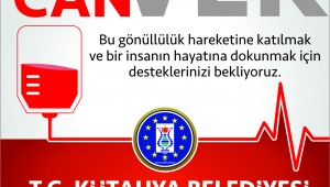 KÜTAHYA BELEDİYESİ "KAN BANKASI" KURULDU