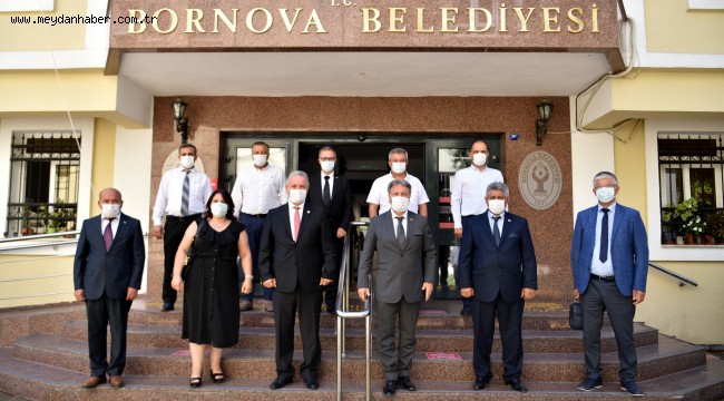 Muhtarlar Derneği'nden Başkan İduğ'a ziyaret