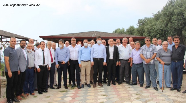 SAMANDAĞLI MUHTARLAR BİR ARAYA GELDİ 