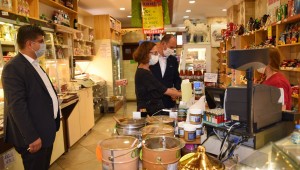 YUNUSEMRE'DE İŞYERLERİNE KORONAVİRÜS DENETİMİ 