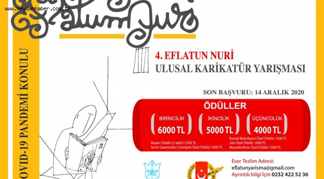 4. Eflatun Nuri Ulusal Karikatür Yarışması Başlıyor