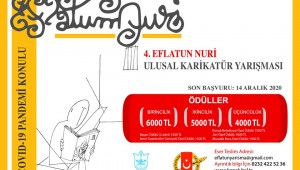 4. Eflatun Nuri Ulusal Karikatür Yarışması Başlıyor