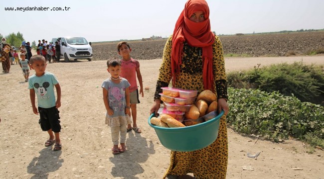 ADANA--Büyükşehir'den, uluslararası iş birliği ile tarım işçilerine sıcak yemek