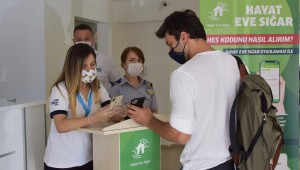 Aliağa Belediyesine Girişte HES Kodu Dönemi