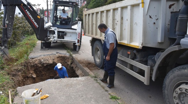 ALTYAPI ÇALIŞMALARI TÜM HIZIYLA SÜRÜYOR
