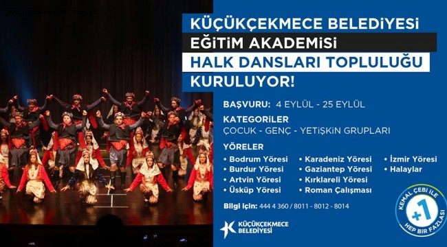 ANADOLU'NUN DÖRT BİR KÖŞESİNDEN HALK OYUNLARI KÜÇÜKÇEKMECE'DE