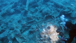 Antalya'da Osmanlı savaş gemisi batığı bulundu