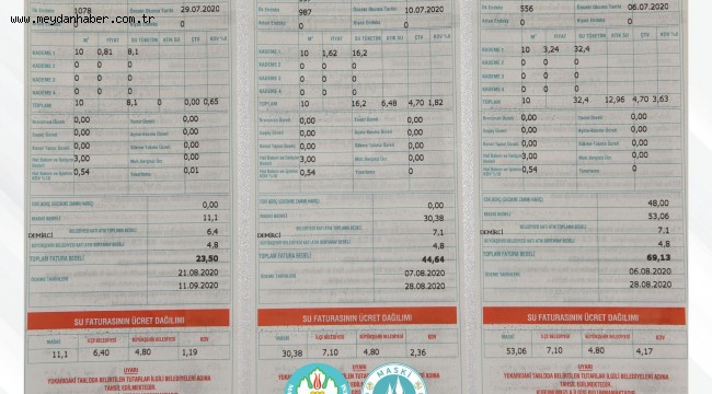 Aslay, "Her İlçede Su Ücret Tarifesi Aynı Değil"