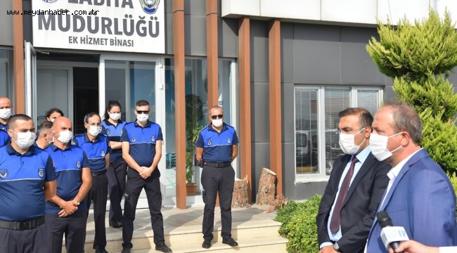 AVCILAR--BAŞKAN HANÇERLİ'DEN ZABITA HAFTASI'NDA ANLAMLI ZİYARET